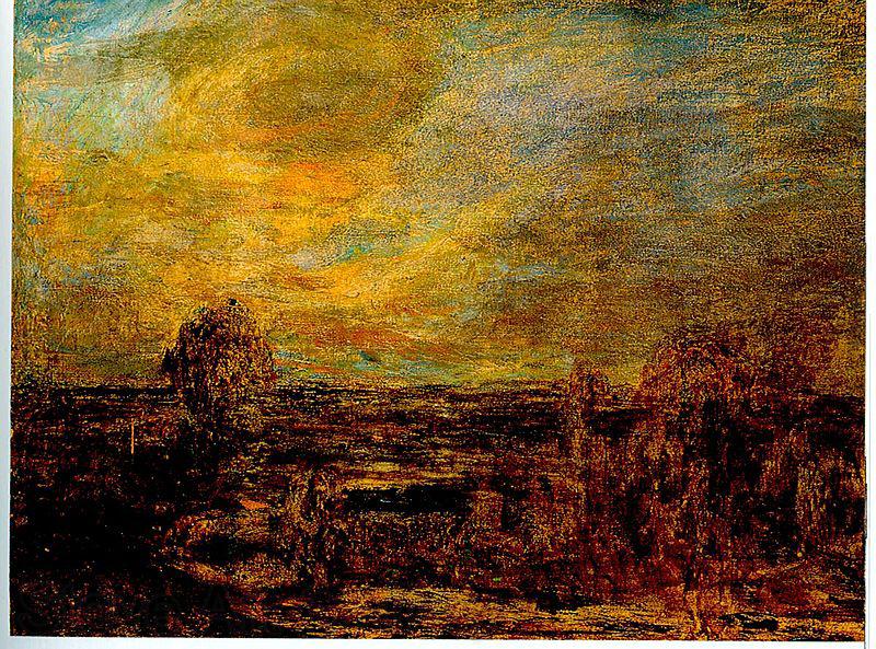Giovanni Segantini Ebene beim Eindunkeln Norge oil painting art